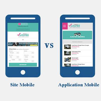 Application mobile Vs site mobile